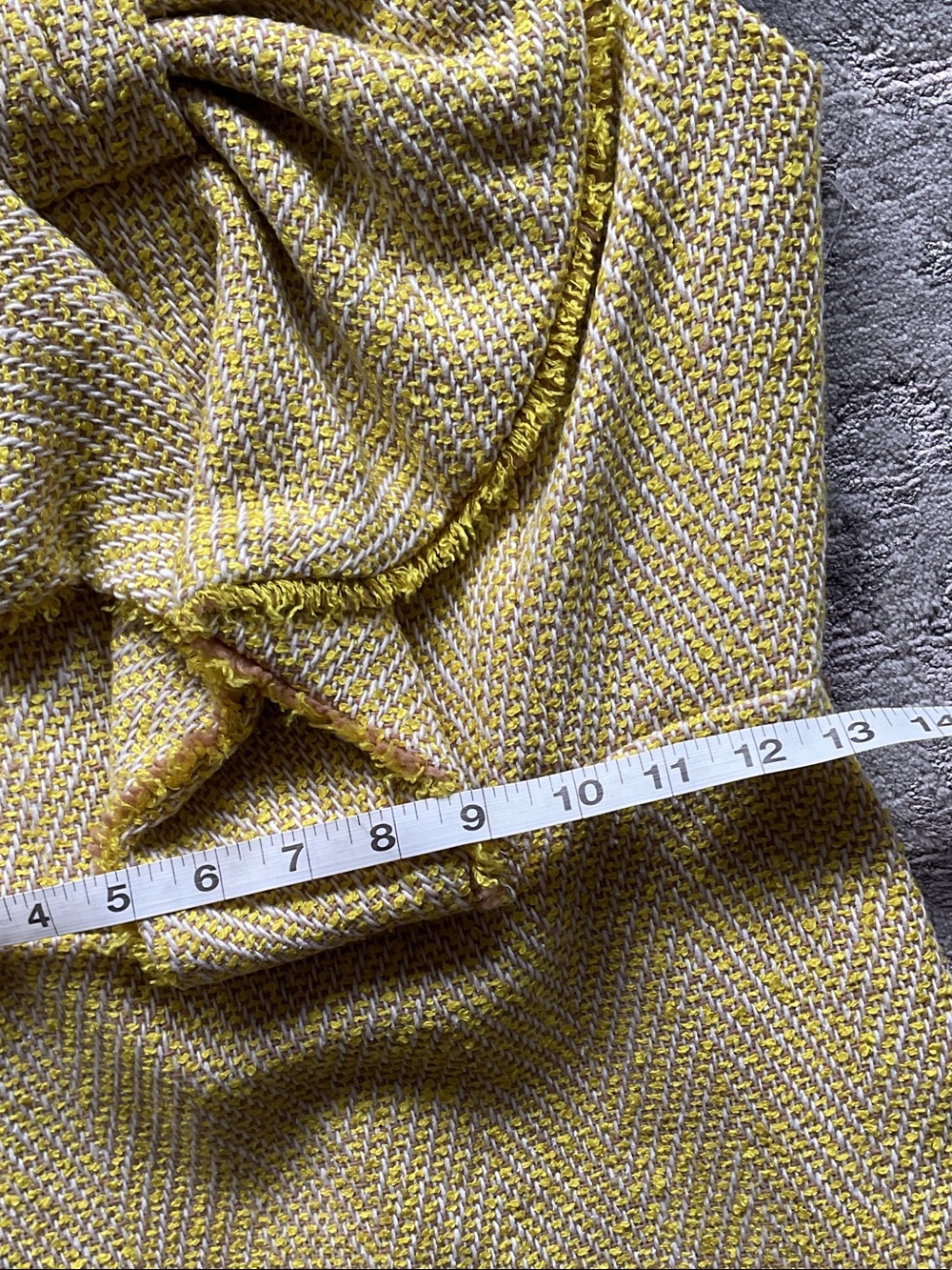Anthro/Eva Franco Chartreuse Bow-Front Midi Dress - Picture 8 of 10